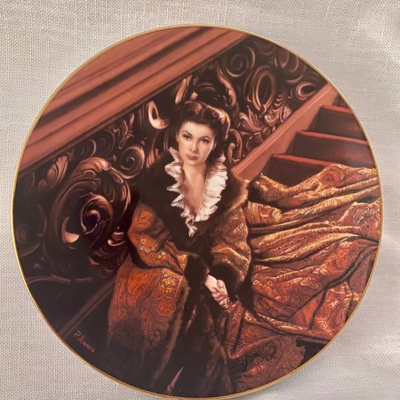 Gone With The Wind Porcelain Collector Plate - Picture 1 of 2